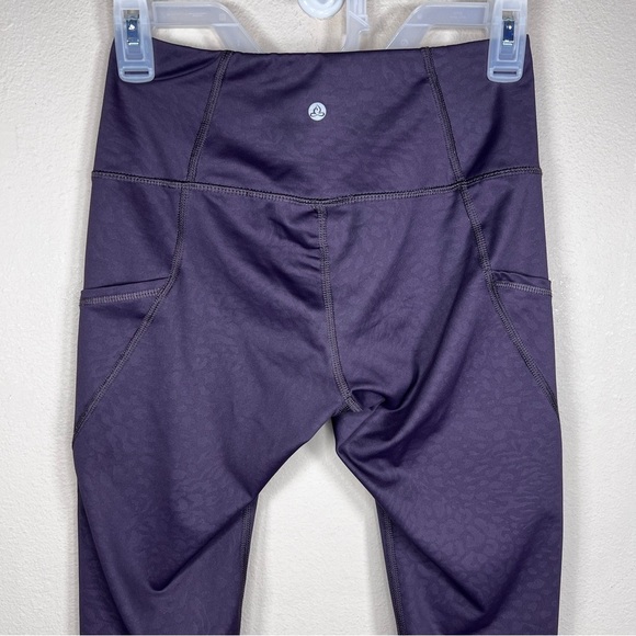 SIZE XS PURPLE ATHLETIC ACTIVEWEAR STRETCH PULL ON POCKETS YOGA - Picture 5 of 11
